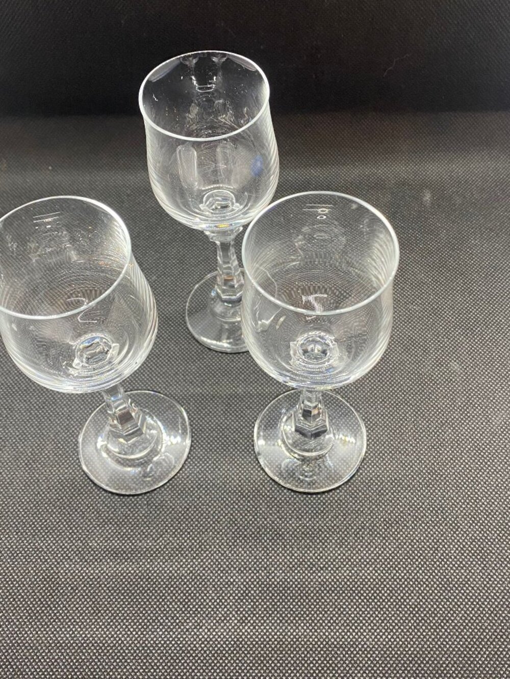 Crystal Cordial Glasses Set of 3